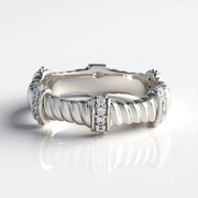 Anello in argento con Zircone