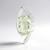 Ciondolo in argento con Ametista Verde (Pallanova)