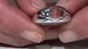 Anillo en plata con Piedra del sol de Oregón