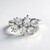 Anello in argento con Quarzo Bianco