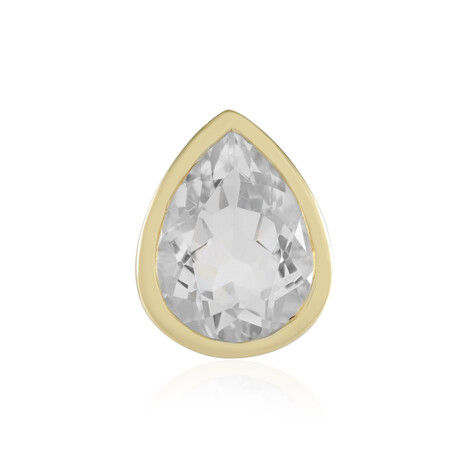 Weißer Quarz-Silberanhänger (MONOSONO COLLECTION)