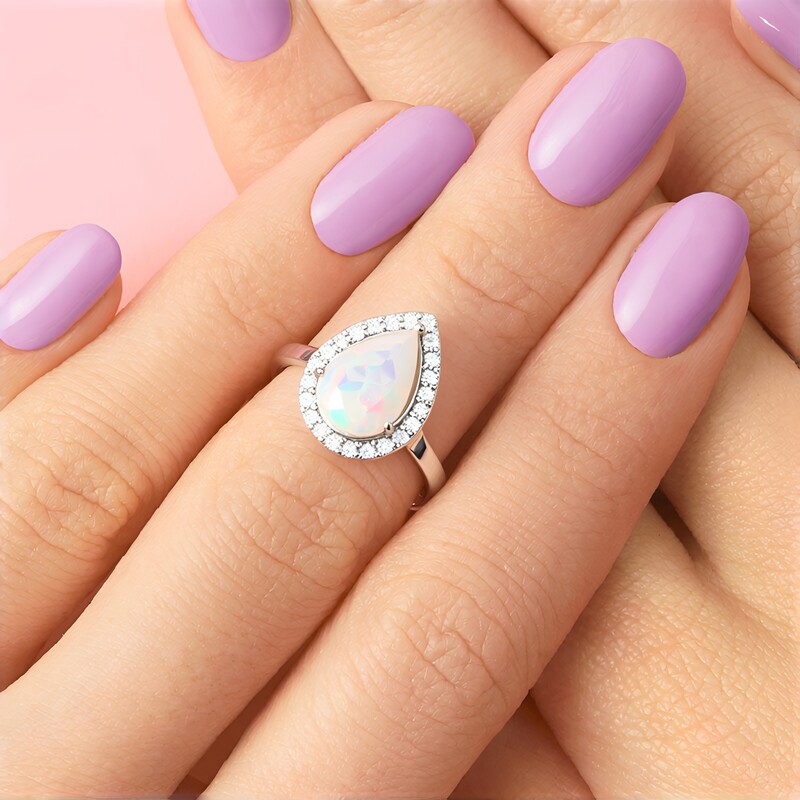 Welo-Opal-Silberring