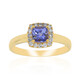 Bague en or et Tanzanite AAA
