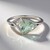 Bague en argent et Améthyste verte