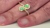 Anillo en plata con Esmeralda de Colombia