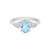 Sky Blue Topaz Silver Ring