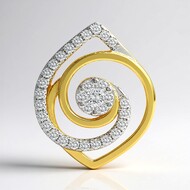 SI1 (G) Brillant-Goldanhänger (Annette)