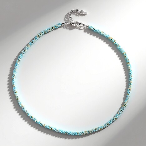 Collana in argento con Emimorfite