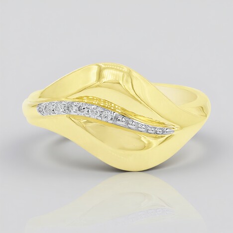 Anello in argento con Diamante I1 (G) (Annette)