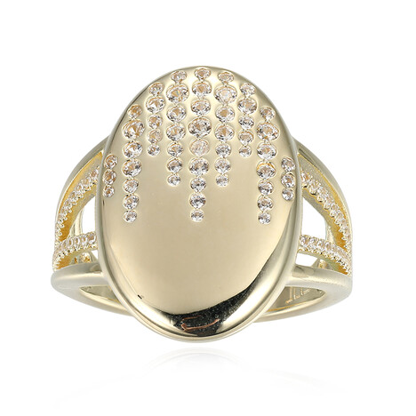 Bague en argent et Zircon (Adela Silber)