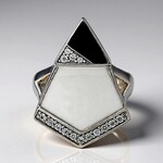 Anello in argento con Zircone (Memories by Vincent)