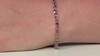 Zilveren armband met amethisten