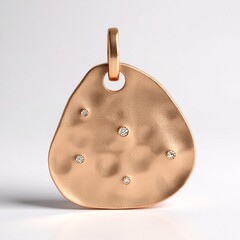 Ciondolo in argento con Diamante Argyle Rose de France I1