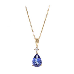 AAA-Tansanit-Goldhalskette (CIRARI)