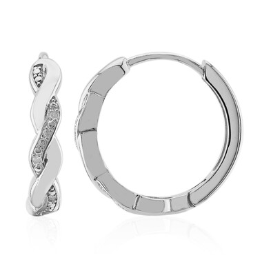 I3 (I) Diamant-Silberohrringe