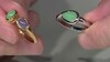Zilveren ring met een chrysopraas (KM by Juwelo)