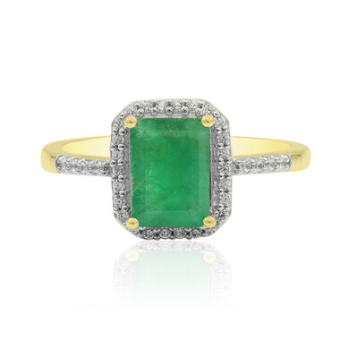 Sambia-Smaragd-Goldring