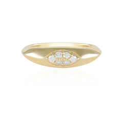 Gouden ring met IF (G) Diamanten