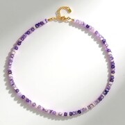 Morado Opal Silver Necklace