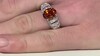 Anillo en plata con Citrino de Madeira