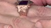 Anillo en plata con Amatista de Zambia
