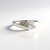 Anello in argento con Diamante Champagne I2
