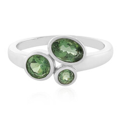 Chrome Apatite Silver Ring