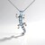 Collana in argento con Topazio Blu Cielo