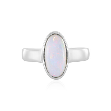 Welo-Opal-Silberring (MONOSONO COLLECTION)
