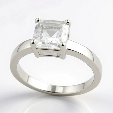 Danburite Silver Ring