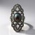 Anello in argento con Labradorite (Annette classic)
