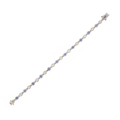 Bracciale in argento con Tanzanite