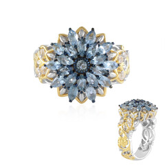 Aquamarin-Silberring