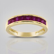 Anillo en oro con Rubí de Birmania (CIRARI)
