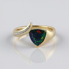 Anello in oro con Opale Mezezo (de Melo)