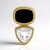 Ciondolo in argento con Onice Nero (MONOSONO COLLECTION)