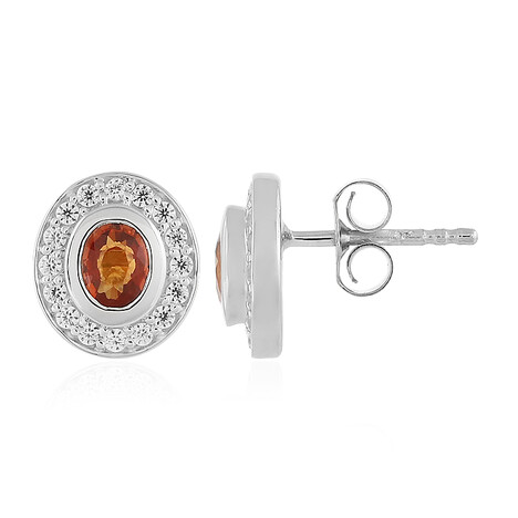 Pendientes en plata con Zafiro Crepúsculo