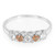 Bague en argent et Saphir orange