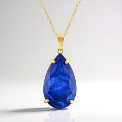 Collana in argento con Quarzo Blu