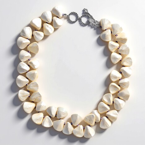 Collana in argento con Madreperla (Dallas Prince Designs)