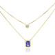 Collier en or et Tanzanite AAA (CIRARI)