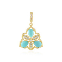 Pendentif en argent et Turquoise