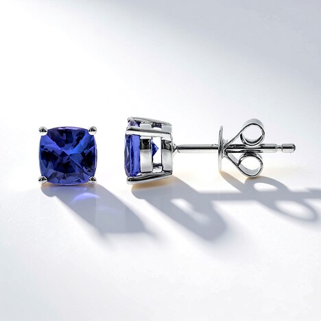 Orecchini in oro con Tanzanite AAA