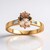 Anello in oro con Morganite AAA