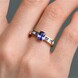 Anello in oro con Tanzanite (de Melo)