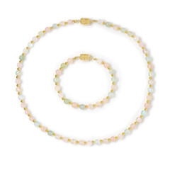 Fancy Beryl Silver Set