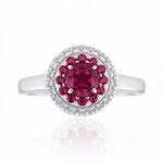 Anello in oro con Rubellite Nigeriana (Mark Kaufman)