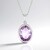 Collana in argento con Ametista Rose de France