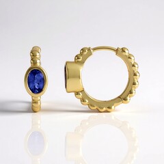 Orecchini in argento con Tanzanite