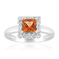 Zilveren ring met een Tepetate topaas